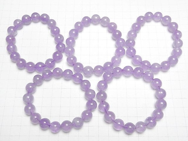 [Video] Lavender Amethyst AAA Round 11.5mm Bracelet