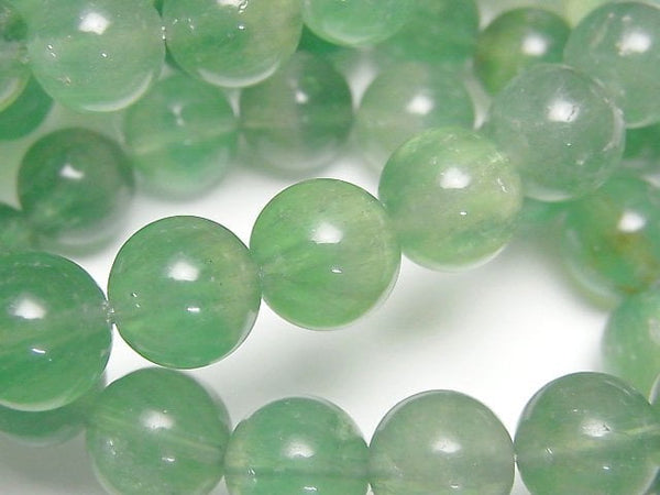 [Video] Green Fluorite AA++ Round 11mm Bracelet