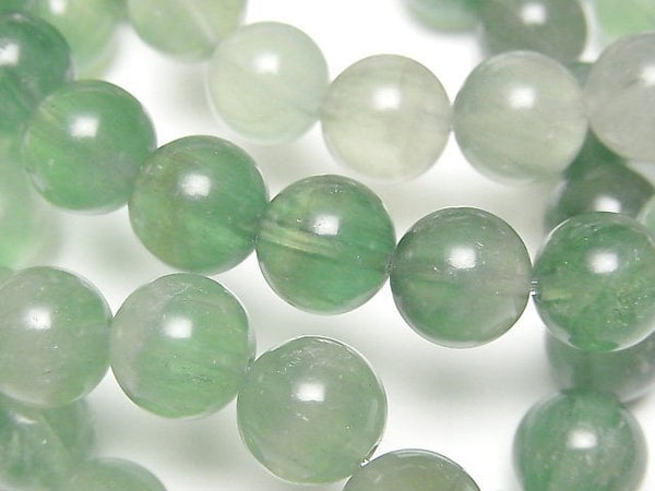 [Video] Green Fluorite AA++ Round 11mm Color Gradation Bracelet