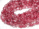 [Video] Pink color Cracked Crystal Nugget 1strand beads (aprx.15inch/38cm)