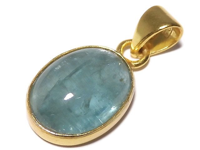 [Video][One of a kind] Sky Kyanite AA++ Pendant 18KGP NO.141