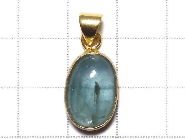 [Video][One of a kind] Sky Kyanite AA++ Pendant 18KGP NO.144