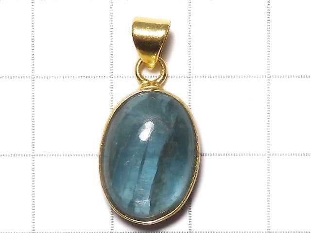 [Video][One of a kind] Sky Kyanite AA++ Pendant 18KGP NO.145