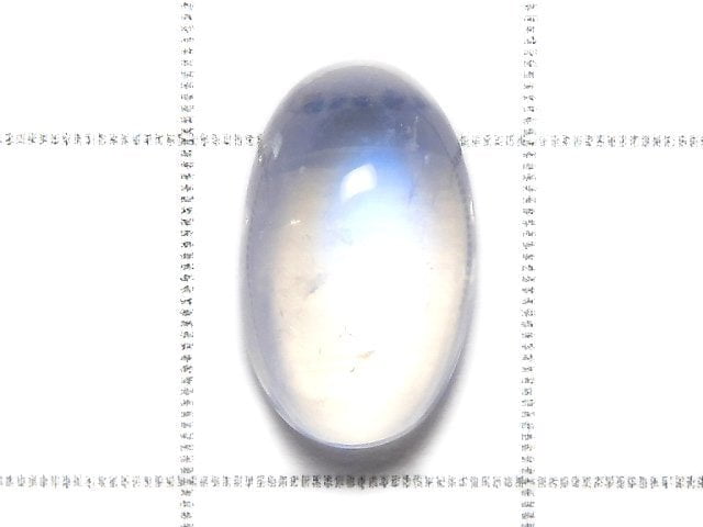 [Video][One of a kind] High Quality Rainbow Moonstone AAA Cabochon 1pc NO.83