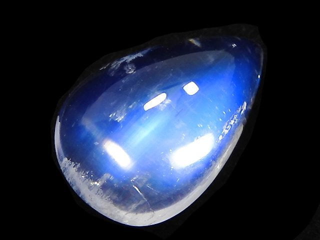 [Video][One of a kind] High Quality Rainbow Moonstone AAA Cabochon 1pc NO.85