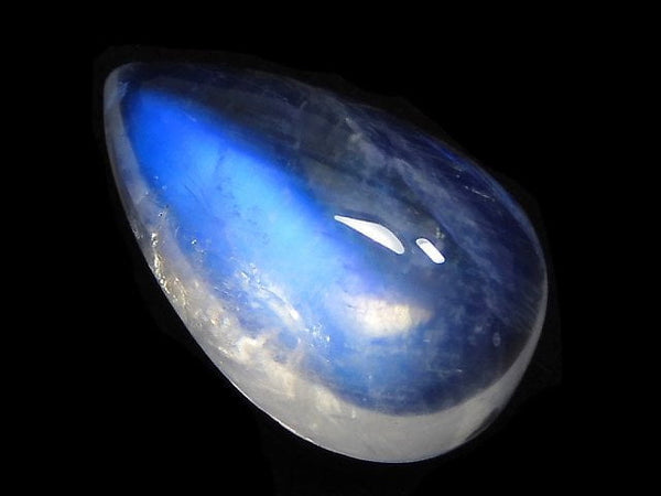 [Video][One of a kind] High Quality Rainbow Moonstone AAA Cabochon 1pc NO.87