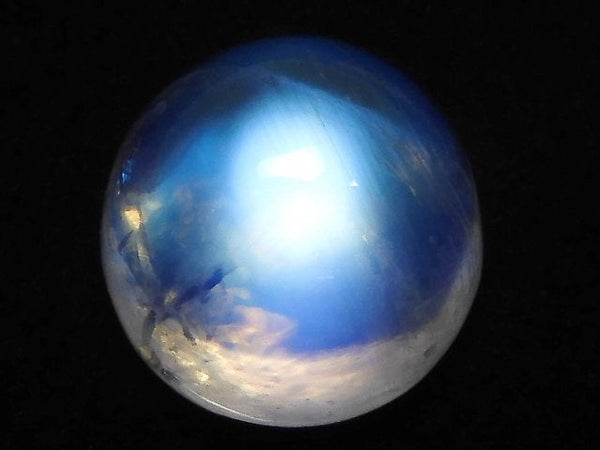 [Video][One of a kind] High Quality Rainbow Moonstone AAA Cabochon 1pc NO.89