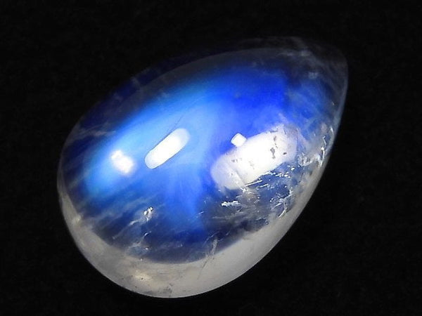 [Video][One of a kind] High Quality Rainbow Moonstone AAA Cabochon 1pc NO.90