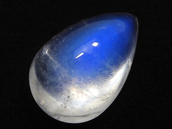 [Video][One of a kind] High Quality Rainbow Moonstone AAA Cabochon 1pc NO.93