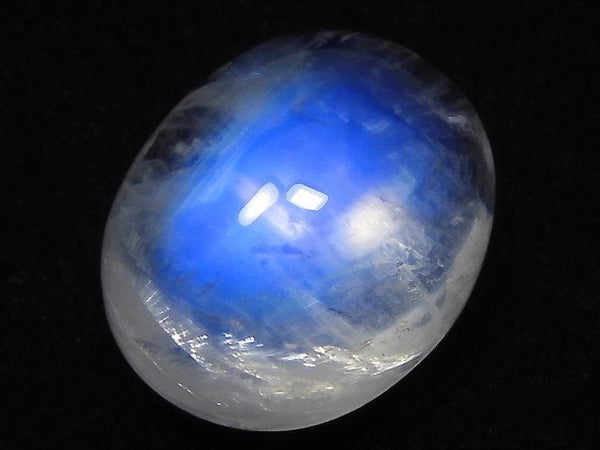 [Video][One of a kind] High Quality Rainbow Moonstone AAA Cabochon 1pc NO.94