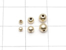 14KGF Sandblast Round [2mm][3mm][4mm] 5pcs