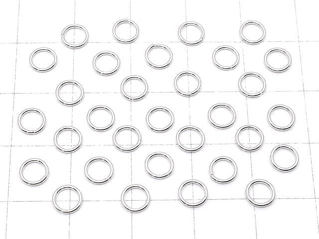 Silver-filled Jump Rings (Open and Close Type) [3mm][4mm][5mm][6mm] Gauge 0.6mm 20pcs