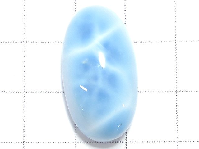 [Video][One of a kind] Larimar Pectolite AAA Cabochon 1pc NO.203