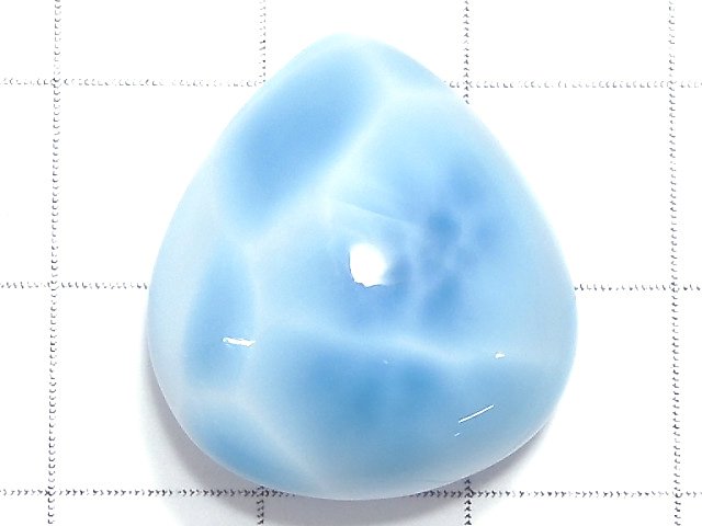 [Video][One of a kind] Larimar Pectolite AAA Cabochon 1pc NO.204