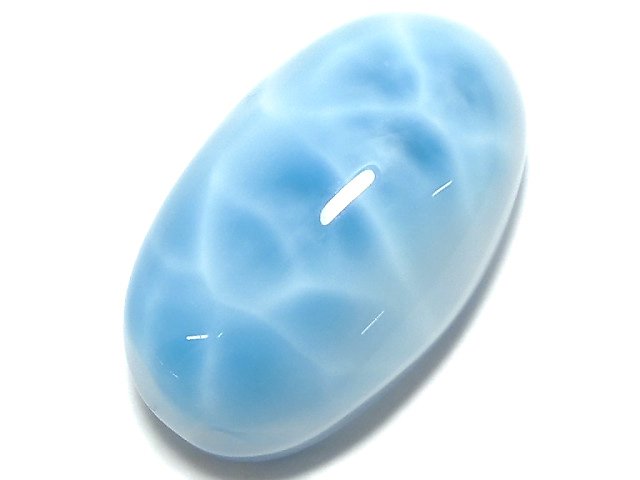 [Video][One of a kind] Larimar Pectolite AAA Cabochon 1pc NO.206