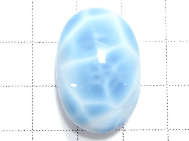 [Video][One of a kind] Larimar Pectolite AAA Cabochon 1pc NO.210