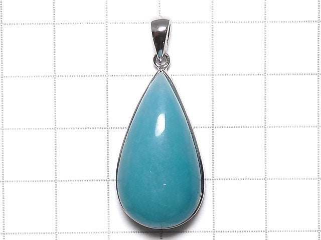 [Video][One of a kind] Amazonite Silica AA++ Pendant Silver925 NO.115