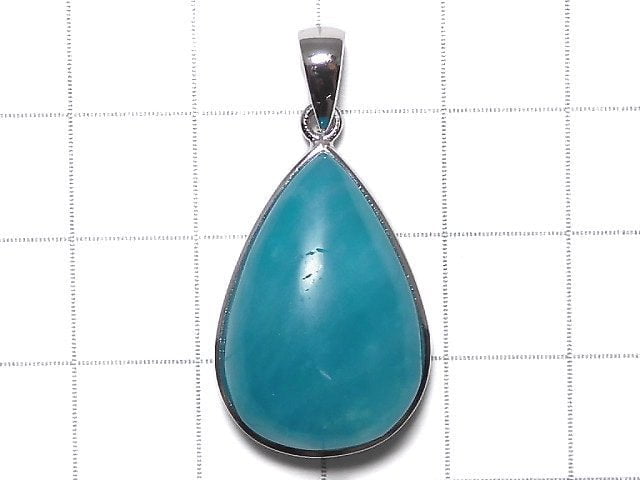 [Video][One of a kind] Amazonite Silica AA++ Pendant Silver925 NO.117