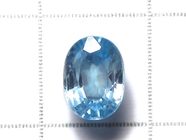 [Video][One of a kind] High Quality Natural Blue Zircon AAA- Loose stone Faceted 1pc NO.113