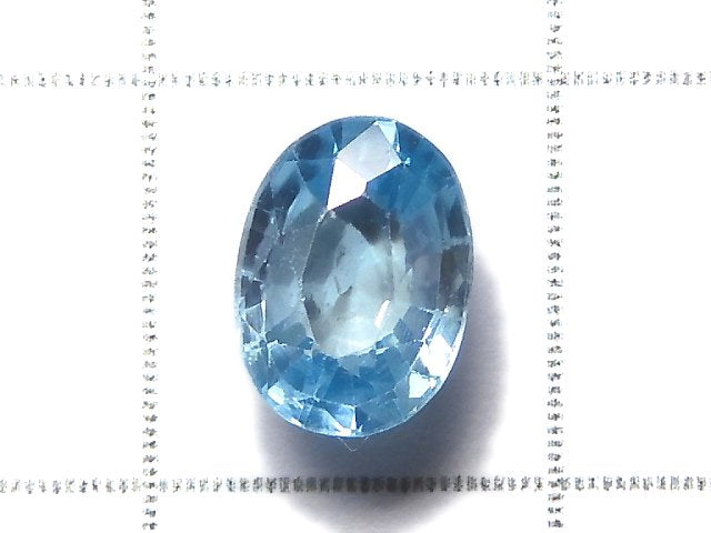 [Video][One of a kind] High Quality Natural Blue Zircon AAA- Loose stone Faceted 1pc NO.115