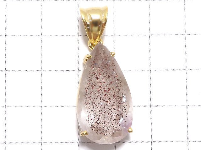 [Video][One of a kind] Elestial Quartz AA++ Pendant 18KGP NO.63