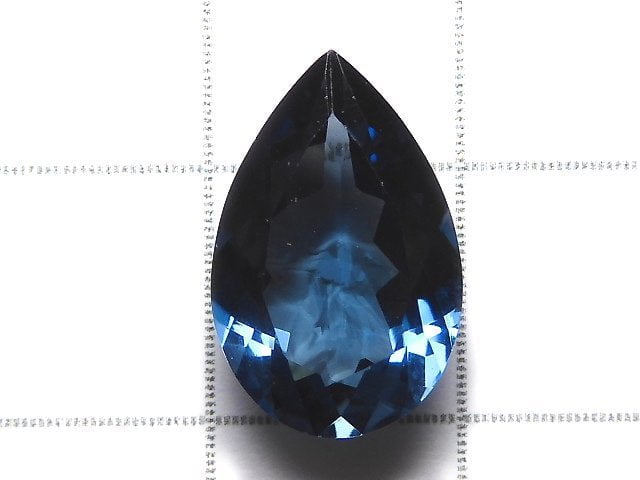 [Video][One of a kind] High Quality London Blue Topaz AAA Loose stone Faceted 1pc NO.109