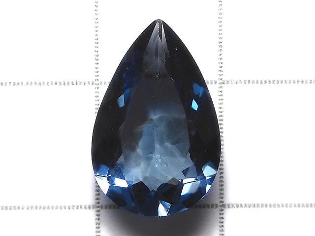 [Video][One of a kind] High Quality London Blue Topaz AAA Loose stone Faceted 1pc NO.115