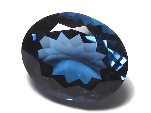 [Video][One of a kind] High Quality London Blue Topaz AAA Loose stone Faceted 1pc NO.117