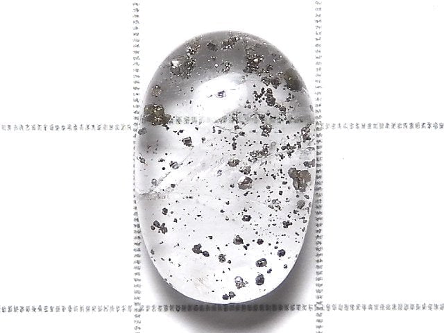 [Video][One of a kind] Pyrite in Quartz Loose stone 1pc NO.49