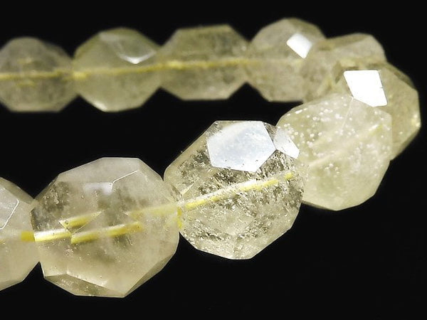 [Video][One of a kind] Libyan Desert Glass Faceted Nugget Bracelet NO.4