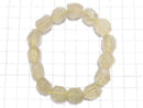 [Video][One of a kind] Libyan Desert Glass Faceted Nugget Bracelet NO.4