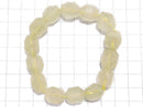 [Video][One of a kind] Libyan Desert Glass Faceted Nugget Bracelet NO.8