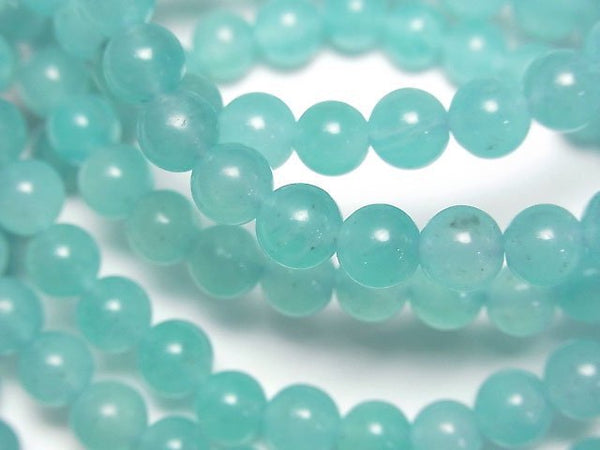 [Video] Amazonite Silica AA Round 6mm Bracelet