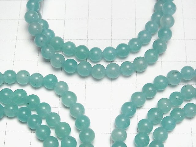 [Video] Amazonite Silica AA Round 6mm Bracelet