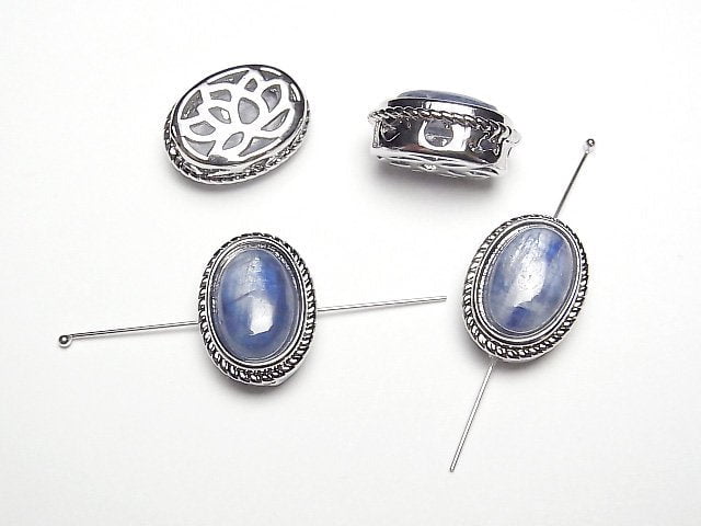 [Video] Kyanite AAA- Bezel Setting Oval Through Type 16x12mm 1pc