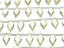 [Video] High Quality Lemon Quartz AAA Diamond Shape 17x9mm 1strand (8pcs )