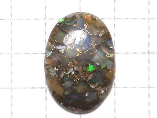 [Video][One of a kind] Copper Opal AAA Cabochon 1pc NO.38