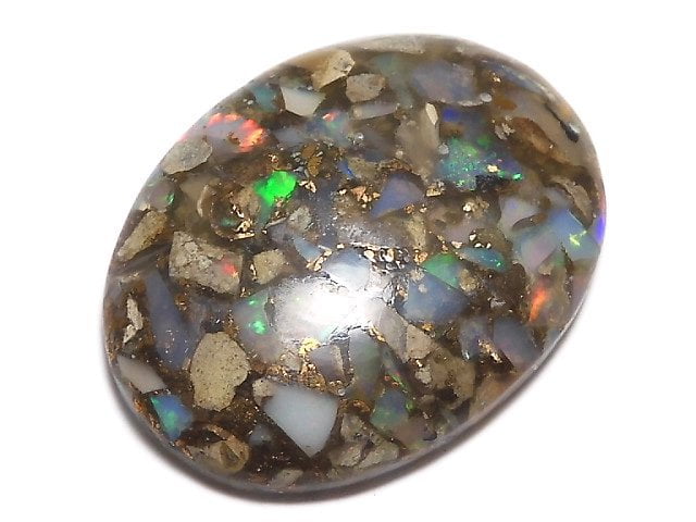 [Video][One of a kind] Copper Opal AAA Cabochon 1pc NO.44