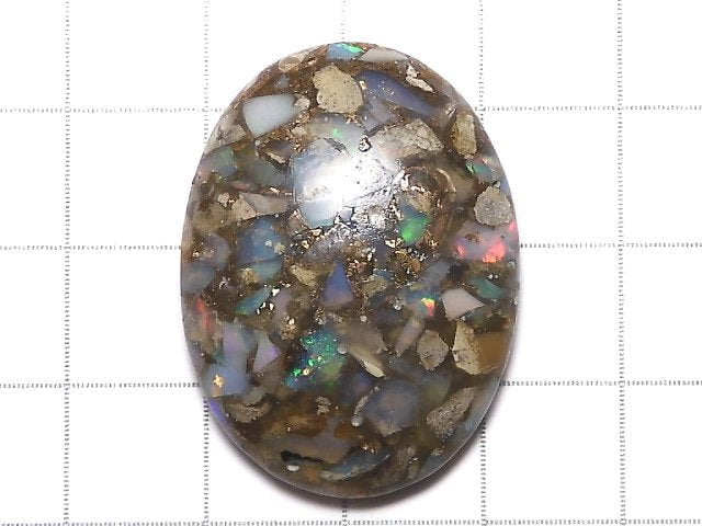 [Video][One of a kind] Copper Opal AAA Cabochon 1pc NO.44