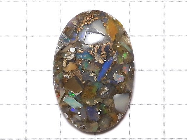 [Video][One of a kind] Copper Opal AAA Cabochon 1pc NO.46