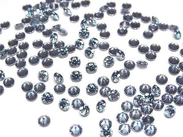 [Video] Moissanite AAA Loose stone Round Faceted 3x3mm [Blue] 5pcs