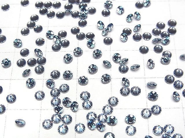 [Video] Moissanite AAA Loose stone Round Faceted 3x3mm [Blue] 5pcs