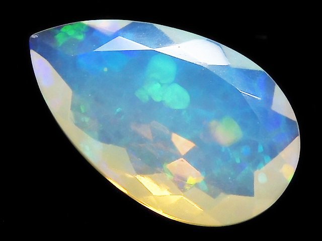 [Video][One of a kind] High Quality Ethiopian Opal AAA Loose stone Faceted 1pc NO.228