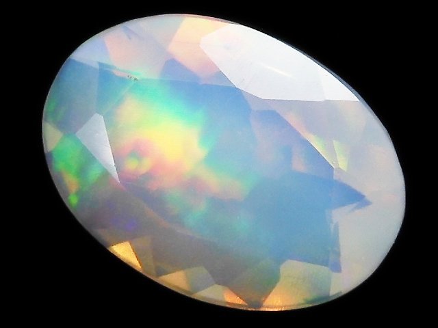 [Video][One of a kind] High Quality Ethiopian Opal AAA Loose stone Faceted 1pc NO.232