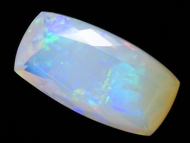 [Video][One of a kind] High Quality Ethiopian Opal AAA Loose stone Faceted 1pc NO.239