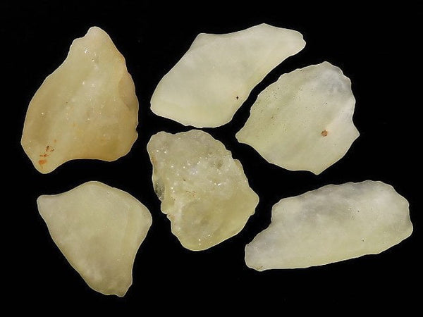 [Video][One of a kind] Libyan Desert Glass Rough Rock 6pcs Set NO.2