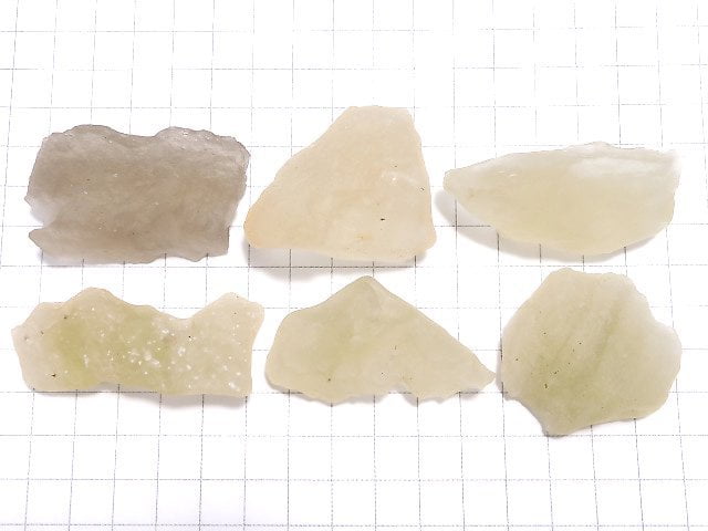 [Video][One of a kind] Libyan Desert Glass Rough Rock 6pcs Set NO.3