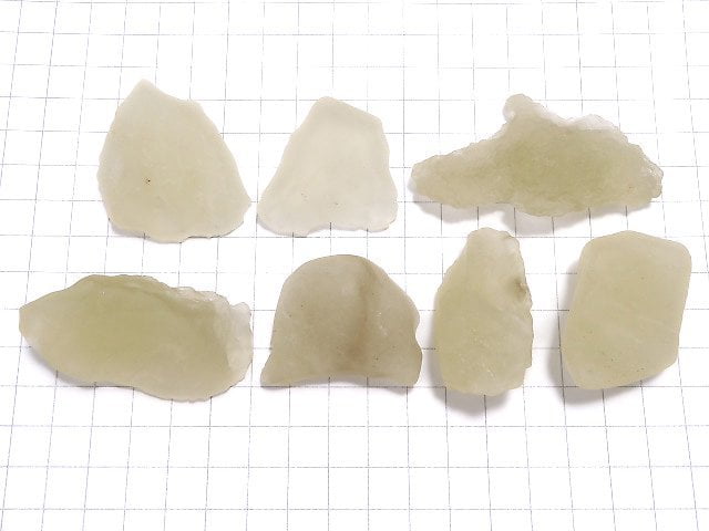 [Video][One of a kind] Libyan Desert Glass Rough Rock 7pcs Set NO.5