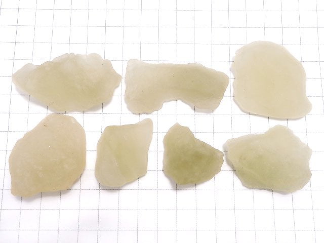 [Video][One of a kind] Libyan Desert Glass Rough Rock 7pcs Set NO.6