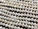 [Video] Fresh Water Pearl AA++ Potato 3mm White 1strand beads (aprx.14inch/34cm)
